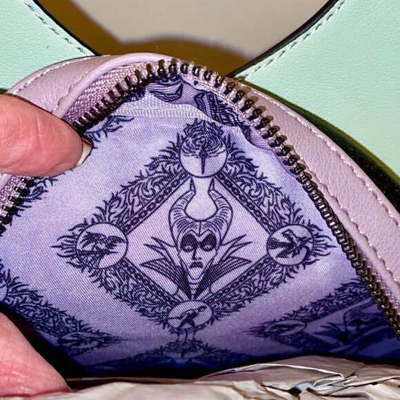 Maleficent Sleeping Beauty Backpack NWT Loungefly Disney Villain Ships NOW - Picture 5 of 8